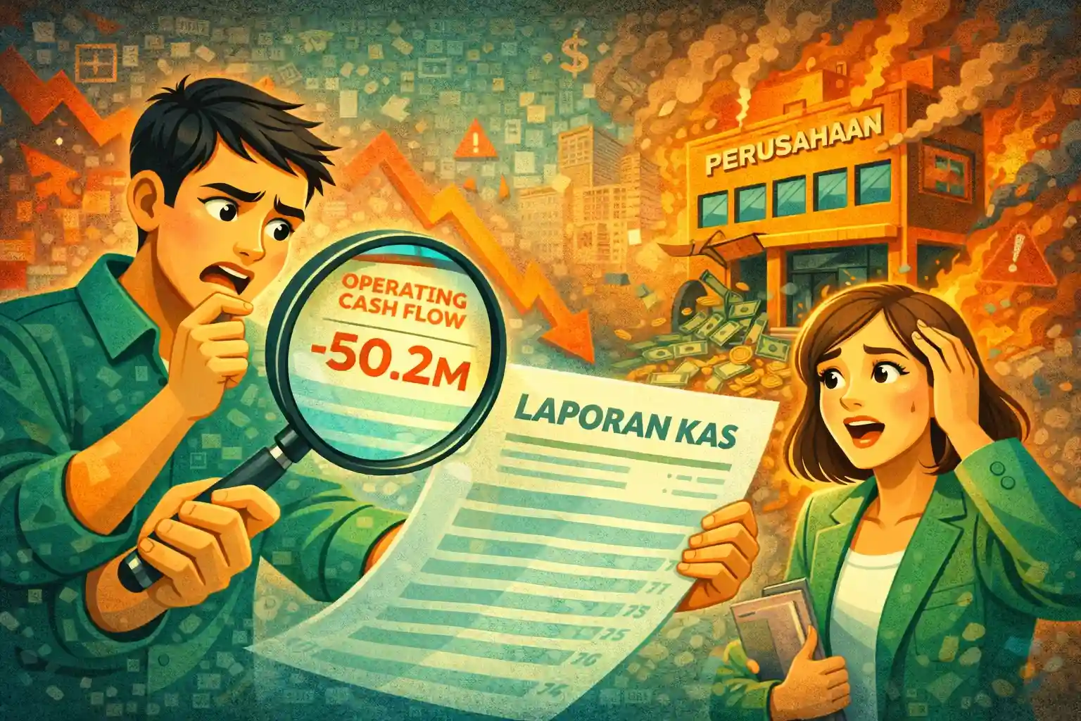 Teknik Baca Laporan Kas Perusahaan yang Lagi Tercekik
